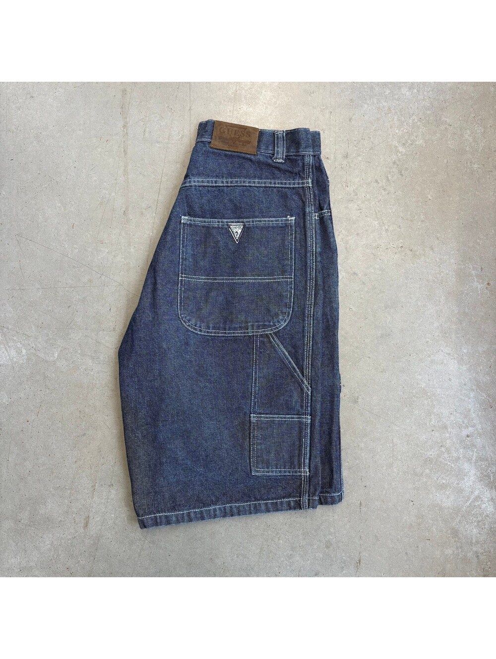 Vintage 90s Guess Jeans Flawed Carpenter Jorts Size 36